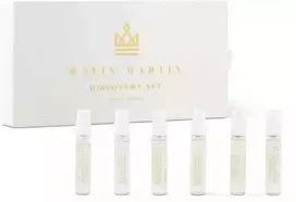 „Matin Martin Discovery“ rinkinys EDP unisex (EDP Illusion 2 ml + EDP El Dorado 2 ml + EDP Raa'd 2 ml + EDP Amber Wave 2 ml + EDP Santorini 2 ml + EDP Crown 2 ml)