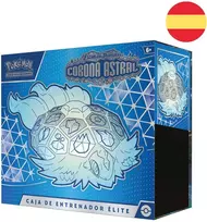 Ispaniško Pokemono Scarlet ir Violetinės Astral Crown elito treniruoklio dėklas
