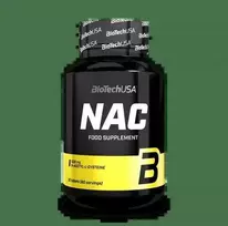 Biotech NAC 60 tabl. (N-acetil-L-cisteinas)