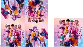 Vienkartinės Servetėlės K-POP DEMON HUNTERS Stiliaus, 20 vnt.