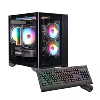 Stacionarus kompiuteris „Hyrican Infinity Mini BK 7852“ AMD Ryzen 5 9600X, 16GB DDR5 RAM, 1 TB SSD, NVIDIA GeForce RTX 5060Ti (16GB GDDR7), „Windows 11 Home“.