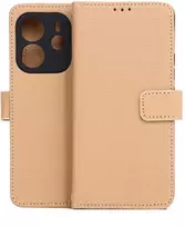 Dėklas Telforceone Smart Triangle case for Xiaomi Redmi Note 14 4G (Global) (164.84 x 78.15 x 8.16 mm) ruda