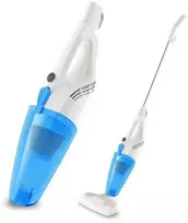 Rankinis dulkių siurblys-šluota „2-in-1“ su 9 papildomais antgaliais (600W, baltas)