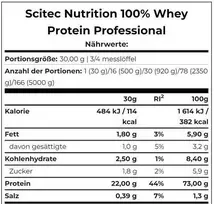 Scitec 100% Whey Protein Professional 1000g
