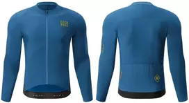 Rockbros YDWT020 Diamond pavasario/rudens/žiemos dviratininko marškinėliai, XL dydis - Mėlyna