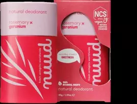 Nuud Rosemary x Geranium dezodorantas 45 g
