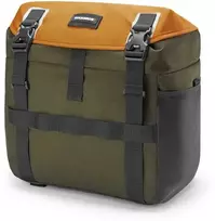 Rockbros W019 Handlebar Bike Bag 13.5-24L - Žalias-Oranžinis