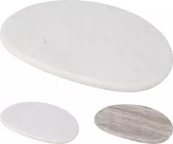 Mondex Deska do krojenia su marmuru 24,5x15x1,5cm balta
