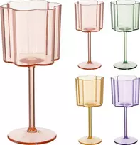 Mondex Plastikinė vyno taurė 300 ml, 4 spalvos