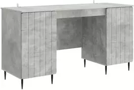 Stalas Betono pilka 142,5 x 50 x 75 cm Apdirbta mediena