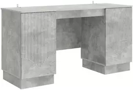 Stalas Betono pilka 142,5 x 50 x 75 cm Apdirbta mediena