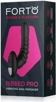 Dreamtoys FORTO Briaunotas Pro Vibracinis Masažuoklis Juodas