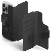 Dėklas Ringke iPhone 16 Pro Max/16 Plus Case Folio Wallet Magnetic Juodas