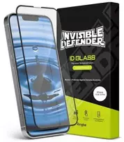 Ringke iPhone 13/13 Pro Screen Protector Invisible Defender ID Tempered Glass Juodas