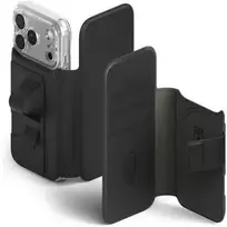 Dėklas Ringke iPhone 17 Pro Max Case Folio Grip Wallet Magnetic Juodas