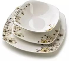 Affek Design LEA PRIME 18 dalių pietų servizas, dubuo 500 ml, 16,5 cm / 18 cm / 24 cm