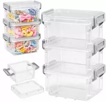 Plastikinė dėžutė - 55x45x15mm - Uždara talpykla - Organizatorius