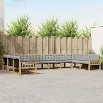 Lauko sofos komplektas 10 vnt. 10 vietos