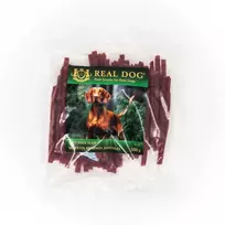 Real Dog SNACKS Minkštos antienos juostelės 500g