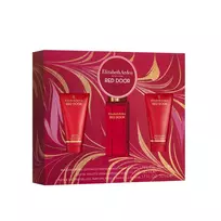 Set Elizabeth Arden: Raudona Door Eau De Toilette For Women, 30 ml + Raudona Door Moisturizes Losjonas kūnui Body, 50 ml + Raudona Door Cleansing Dušo želė All Over Body All Skin Types, 50 ml