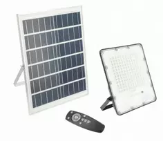 LED prožektorius BRAVOS, 200W, 2000lm, 6400K, IP65, 120°, saulės kolektorius, nuotolinio v