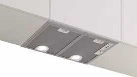 Bosch Serie 4 DHL555BM gartraukis Built-in Metallic, Sidabrinis 604 m³/h