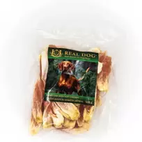 Real Dog SNACKS Triušio ausys su minkšta vištiena 500g