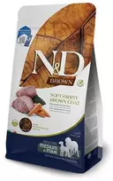 FARMINA N&D BROWN - DOG Dry ėriena Spirulina&Carrot ADULT MED&MAX 2kg
