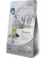 FARMINA N&D Baltas - DOG Dry Sea Bass Spirulina&Fennel ADULT MED&MAX 2kg