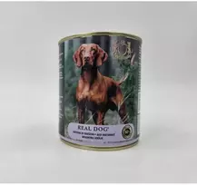 Real Dog SP - Wet jautiena and rabbit for adult dogs 800g