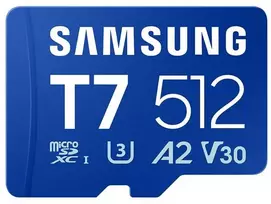 Atminties kortelė SD T7 512GB SAMSUNG