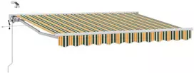 Elektrinė ištraukiama pavėsinė Žalia, Geltona, Balta 3 x 2,5 m