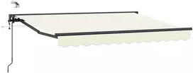 Elektrinė ištraukiama pavėsinė Kremo ir antracito 3 x 2 m