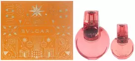 Bvlgari Set Omnia Coral Eau De Toilette 100 ml (Omnia Coral Eau De Toilette 15 ml Miniature For Women)
