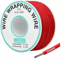 Alavuotas varinis silikoninis laidas 16AWG - 252 gyslų - 1.3 mm2 - raudonas - lankstus