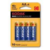 Kodak KODAK - MAX ALKALINE BATTERY AA LR6 BLISTER * 4