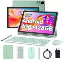 Extralink Planšetė CP31 4GB RAM+128GB Žalias | Planšetė | Android 15, 2Mpx+8Mpx, 6000mAh, 1280x800px, klaviatūra, pelė, rysik