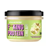 CREAM ALLNUTRITION FitKing Delicious Kreminis – 200 g (Baltasis šokoladas su pistacijų gabalėliais)