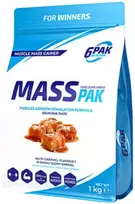 6PAK Nutrition Masių Pak 1000g - Sūdyto karamelės skonio gaineris