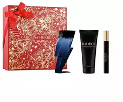 Versace Carolina Herrera Bad Boy rinkinys tualetinio vandens purškiklis 50 ml + tualetinis vandens purškiklis 10 ml + dušo želė 100 ml