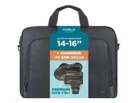 Mobilis 003089 torba na laptop 40,6 cm (16") Krepšys ładowana od góry Juodas