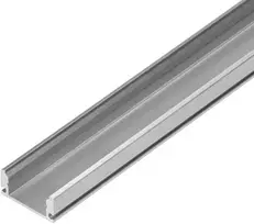 Orno Aliuminio profilis LED juostoms, 2000 x 17 x 7 mm, paviršinis montavimas, sidabro spalvos