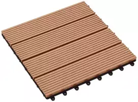 Terasinė Plytelė 11 pcs Tikmedis 30 x 30 cm MPK