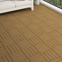 Terasinė Plytelė 3D dizainas 11 pcs Tikmedis 30 x 30 cm MPK