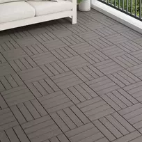 Terasinė Plytelė 11 pcs Tamsiai rudas 30 x 30 cm MPK