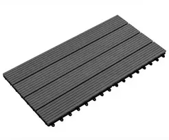 Terasinė Plytelė 6 pcs Juodas 60 x 30 cm MPK