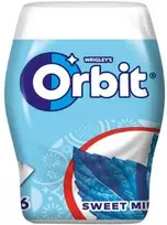 Kramtomoji guma su saldikliais ORBIT becukrė mėtų skonio sweet mint, 64g