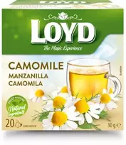 Žolelių arbata LOYD, ramunėlių skonio, 20 x 1,5 g