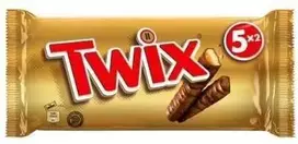 Šokoladinis batonėlis TWIX, 5x25g