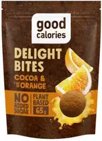 Datulių užkandis GOOD CALORIES, su apelsinais ir kakava, 65 g